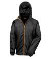RS189M R189X Result Urban HDi Quest Stowable Jacket Black / Orange colour image